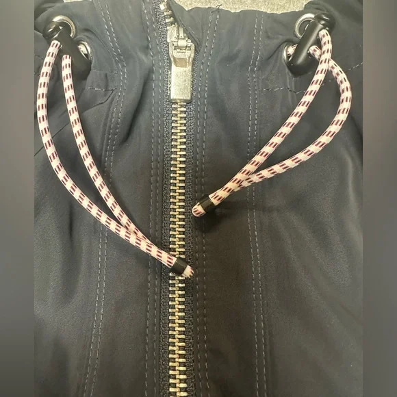 Athleta Black Bomber Jacket for Women - Picture 10 of 16